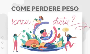 Come perdere peso senza dieta: donne in armonia con cibo sano e benessere.