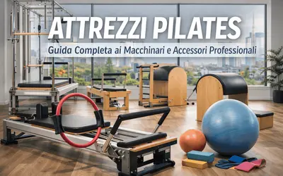 Attrezzi Pilates professionali: reformer, cadillac, barrel e accessori per un allenamento completo.