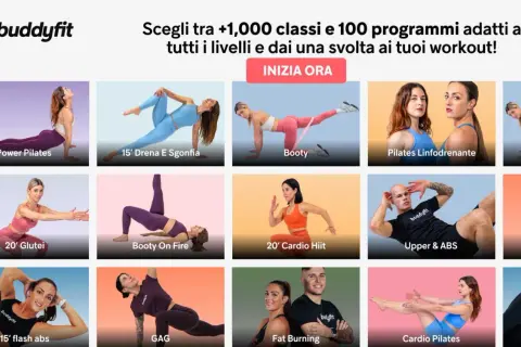 Allenamenti Buddyfit: Power Pilates, Booty, Upper & ABS, Cardio Pilates e altro. Scopri cosa significa core con esercizi mirati.